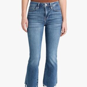 Frame Le Crop Mini Boot Jeans, medium wash, Size 32
